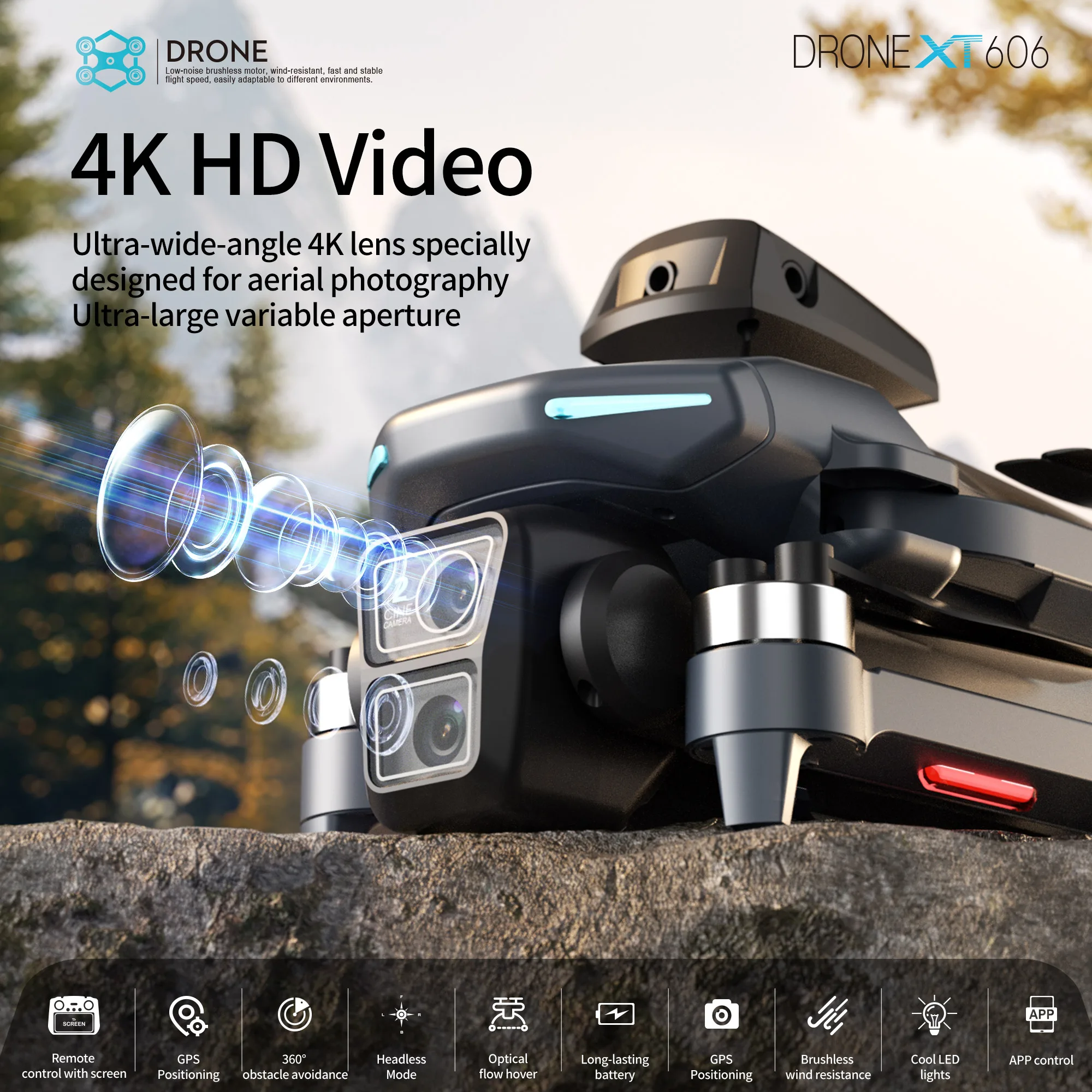 Orijinal XT606 MAX GPS Drone 4 - Drone Gps Mount incelemesi ve fiyatı